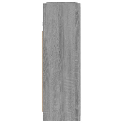 vidaXL Bathroom Mirror Cabinet Grey Sonoma 62.5x20.5x64 cm Engineered Wood