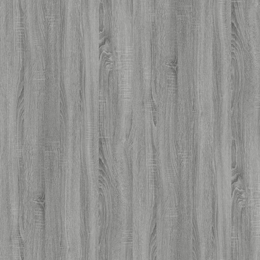 vidaXL Rolling Cabinet Grey Sonoma 60x45x60 cm Engineered Wood