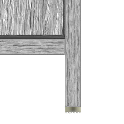 vidaXL Bathroom Cabinet Grey Sonoma 60x33x60 cm Engineered Wood