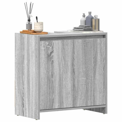 vidaXL Bathroom Cabinet Grey Sonoma 60x33x61 cm Engineered Wood