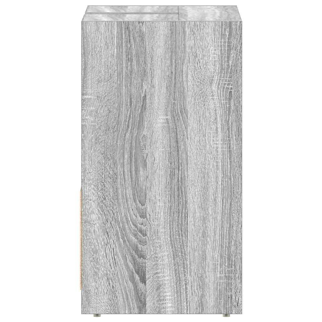 vidaXL Bathroom Cabinet Grey Sonoma 60x33x61 cm Engineered Wood
