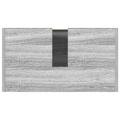 vidaXL Bathroom Cabinet Grey Sonoma 60x33x61 cm Engineered Wood
