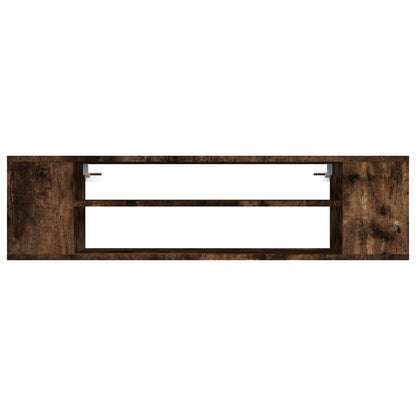 vidaXL Hanging TV Cabinet Smoked Oak 100x30x26.5 cm Engineered Wood