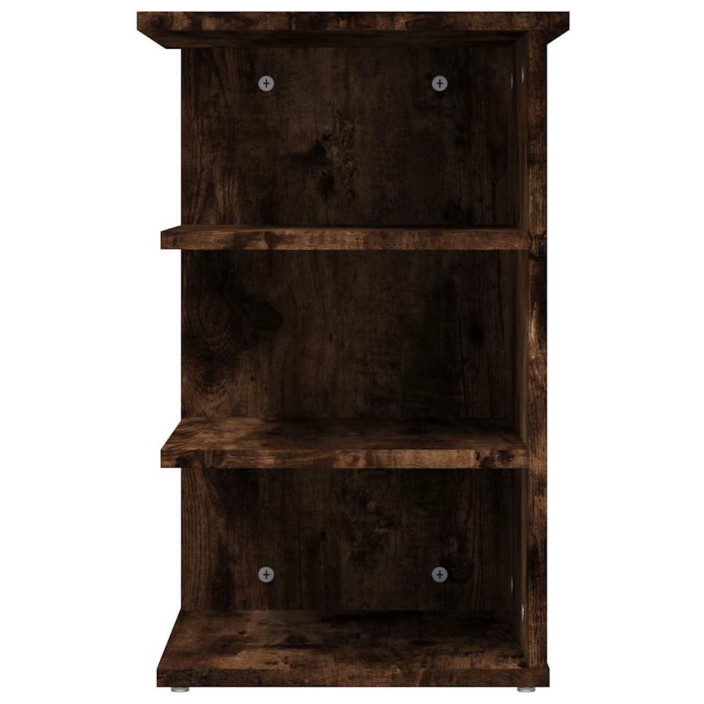 vidaXL Side Cabinet Smoked Oak 35x35x55 cm Engineered Wood
