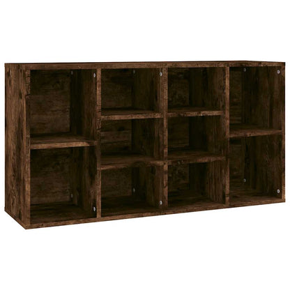 vidaXL Shoe Bench Smoked Oak 103x30x55 cm Engineered Wood