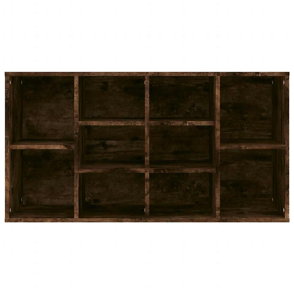 vidaXL Shoe Bench Smoked Oak 103x30x55 cm Engineered Wood