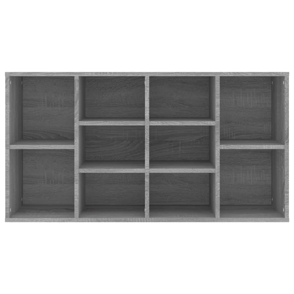 vidaXL Shoe Bench Grey Sonoma 103x30x55 cm Engineered Wood