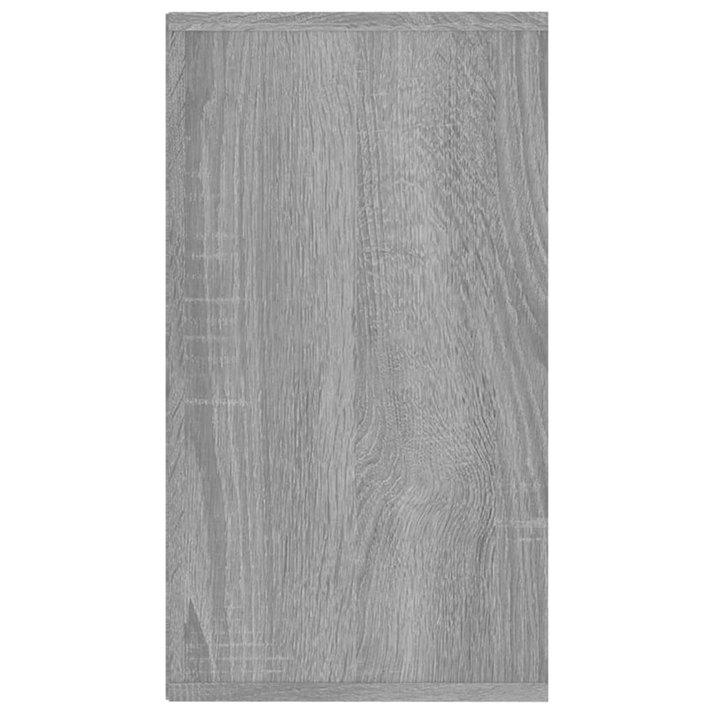 vidaXL Shoe Bench Grey Sonoma 103x30x55 cm Engineered Wood