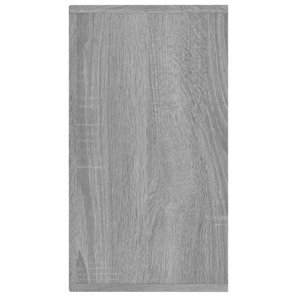 vidaXL Shoe Bench Grey Sonoma 103x30x55 cm Engineered Wood