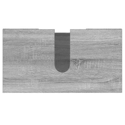 vidaXL Bathroom Cabinet Grey Sonoma 60x32x53,5 cm Engineered Wood