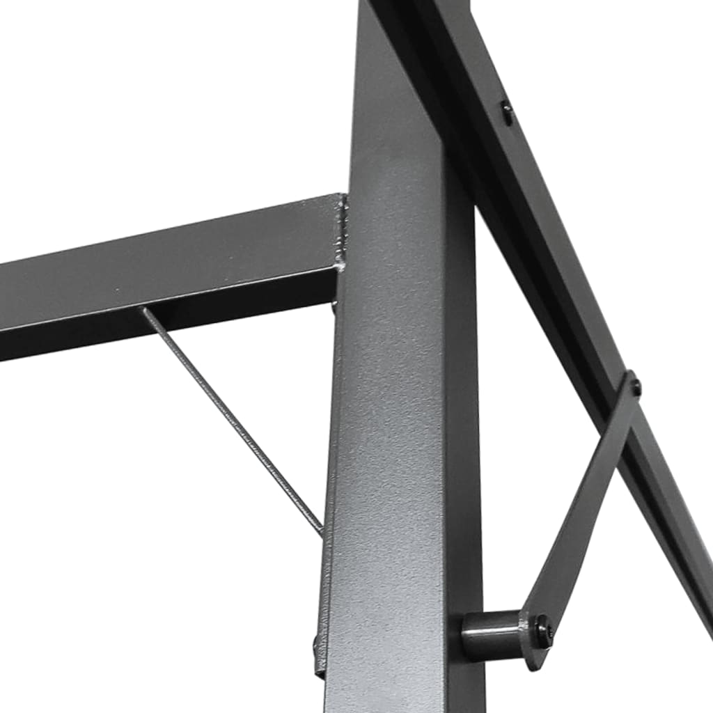 vidaXL Pergola with Retractable Roof Taupe 589x292x230 cm