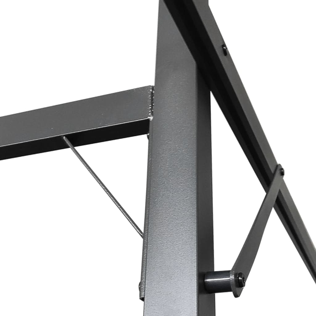 vidaXL Pergola with Retractable Roof Anthracite 589x292x230 cm
