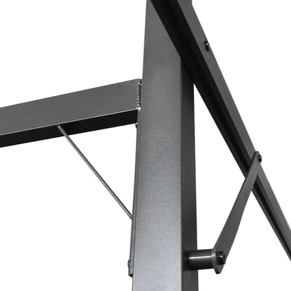 vidaXL Pergola with Retractable Roof Anthracite 589x292x230 cm