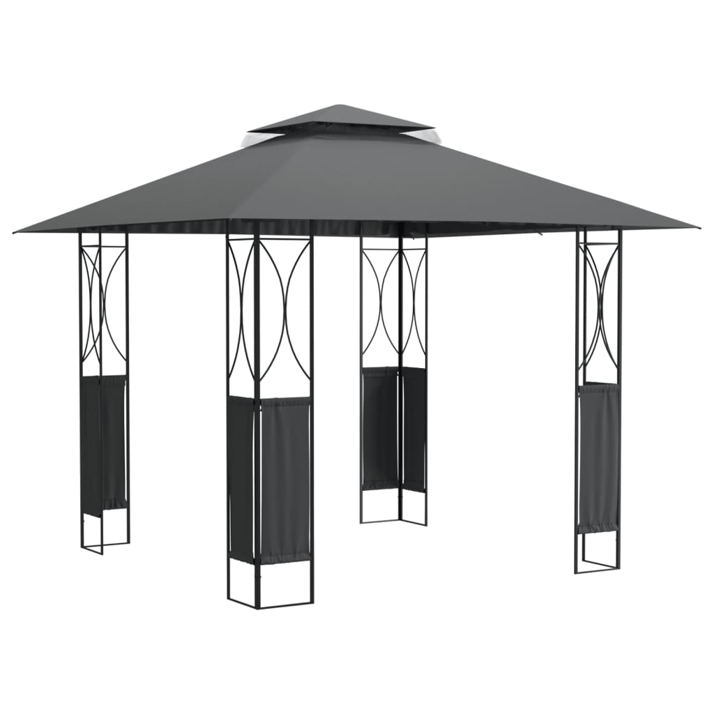 vidaXL Gazebo with Roof Anthracite 300x300x270 cm Steel