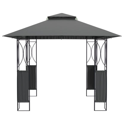 vidaXL Gazebo with Roof Anthracite 300x300x270 cm Steel