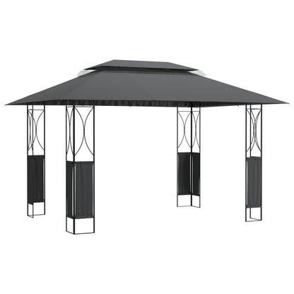 vidaXL Gazebo with Roof Anthracite 400x300x270 cm Steel