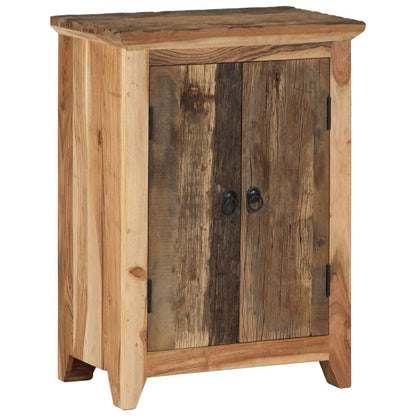 vidaXL Sideboard 55x33x75 cm Solid Wood Acacia and Reclaimed