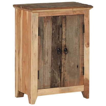 vidaXL Sideboard 55x33x75 cm Solid Wood Acacia and Reclaimed