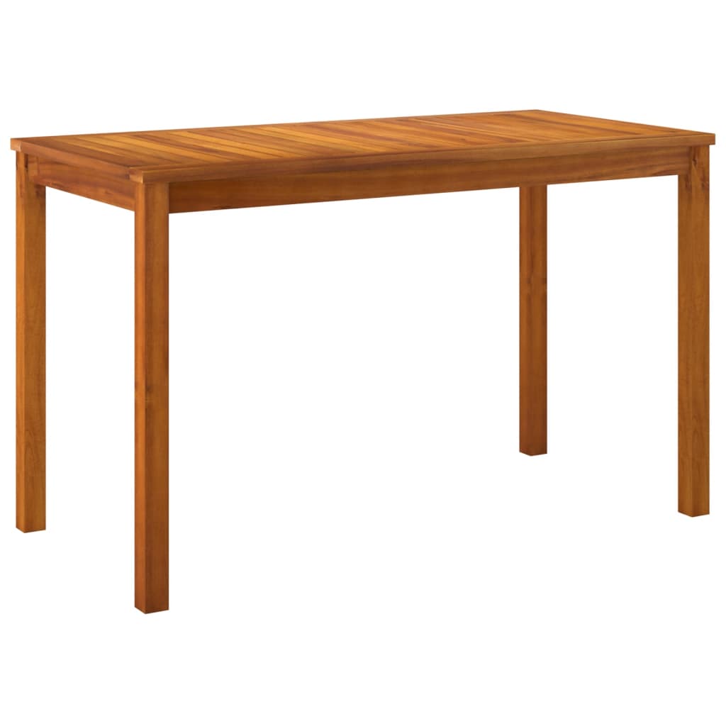 vidaXL Garden Table | Natural Wood | Solid Acacia Wood | Medium | Durable