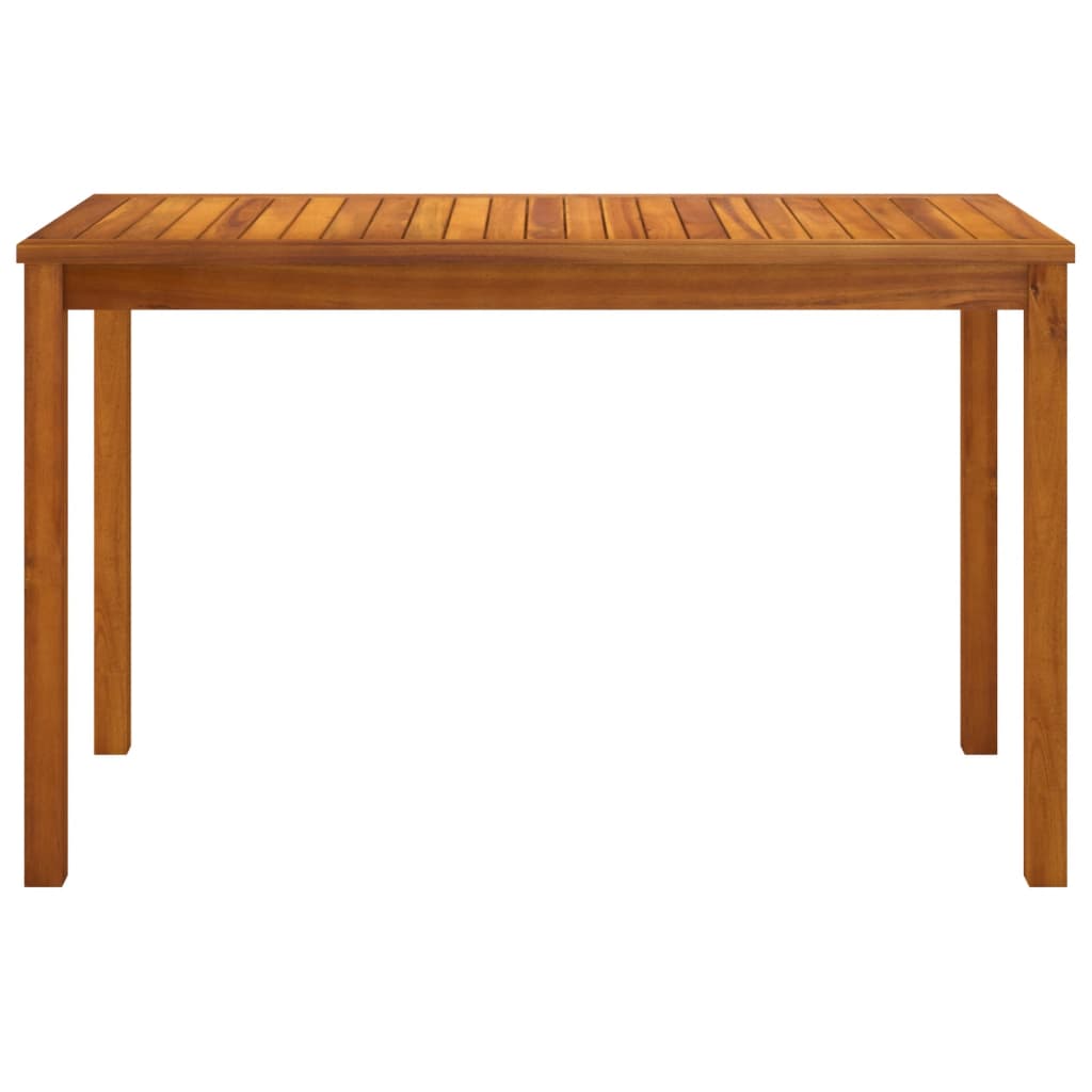 vidaXL Garden Table | Natural Wood | Solid Acacia Wood | Medium | Durable