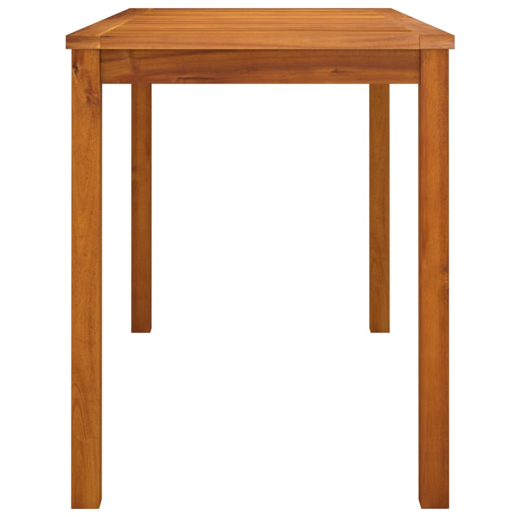 vidaXL Garden Table | Natural Wood | Solid Acacia Wood | Medium | Durable
