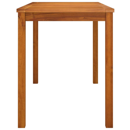 vidaXL Garden Table | Natural Wood | Solid Acacia Wood | Medium | Durable