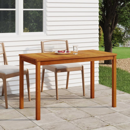 vidaXL Garden Table | Natural Wood | Solid Acacia Wood | Medium | Durable