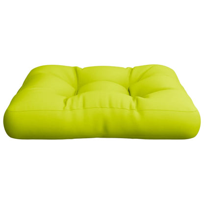 vidaXL Pallet Cushion Bright Green 50x50x12 cm Fabric