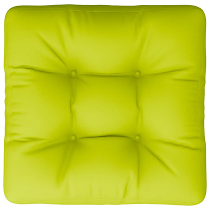 vidaXL Pallet Cushion Bright Green 50x50x12 cm Fabric