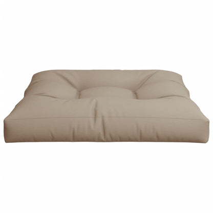 vidaXL Pallet Cushion Taupe 70x70x12 cm Fabric