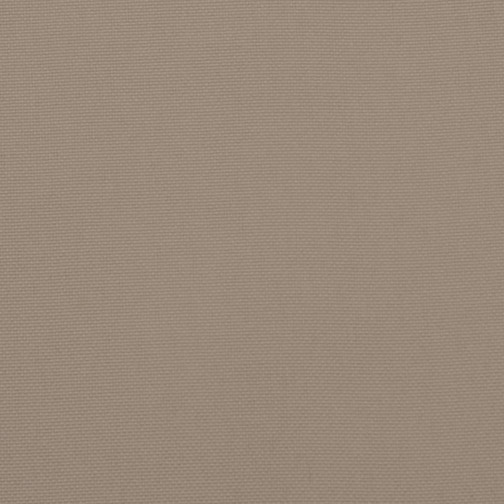 vidaXL Pallet Cushion Taupe 70x70x12 cm Fabric