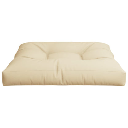 vidaXL Pallet Cushion Beige 80x80x12 cm Fabric