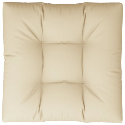 vidaXL Pallet Cushion Beige 80x80x12 cm Fabric