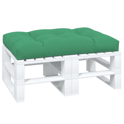 vidaXL Pallet Cushion Green 120x80x12 cm Fabric