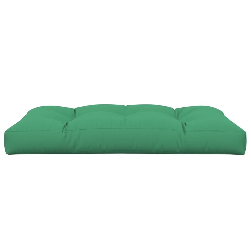 vidaXL Pallet Cushion Green 120x80x12 cm Fabric