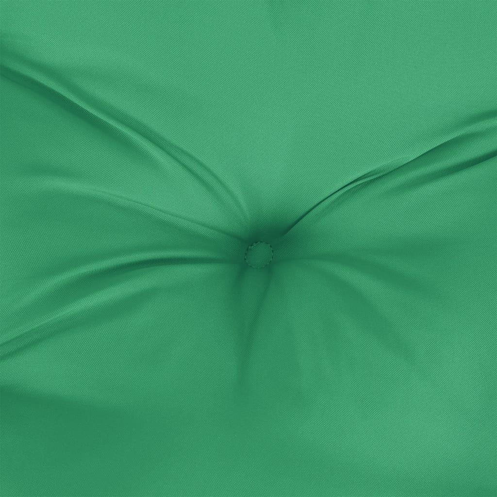vidaXL Pallet Cushion Green 120x80x12 cm Fabric