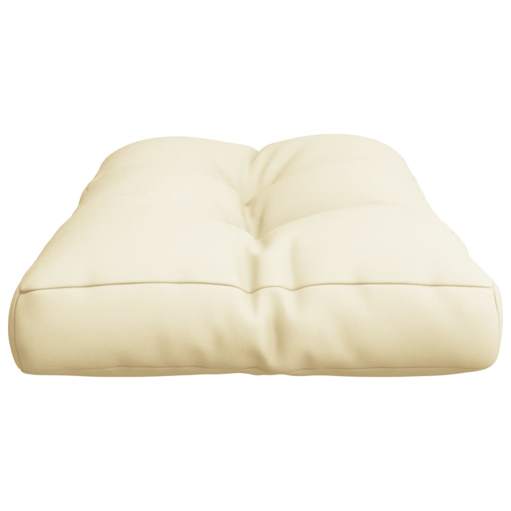 vidaXL Pallet Cushion Cream 80x40x12 cm Fabric