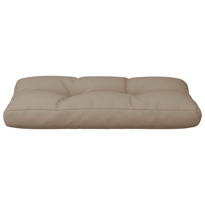 vidaXL Pallet Cushion Taupe 80x40x12 cm Fabric