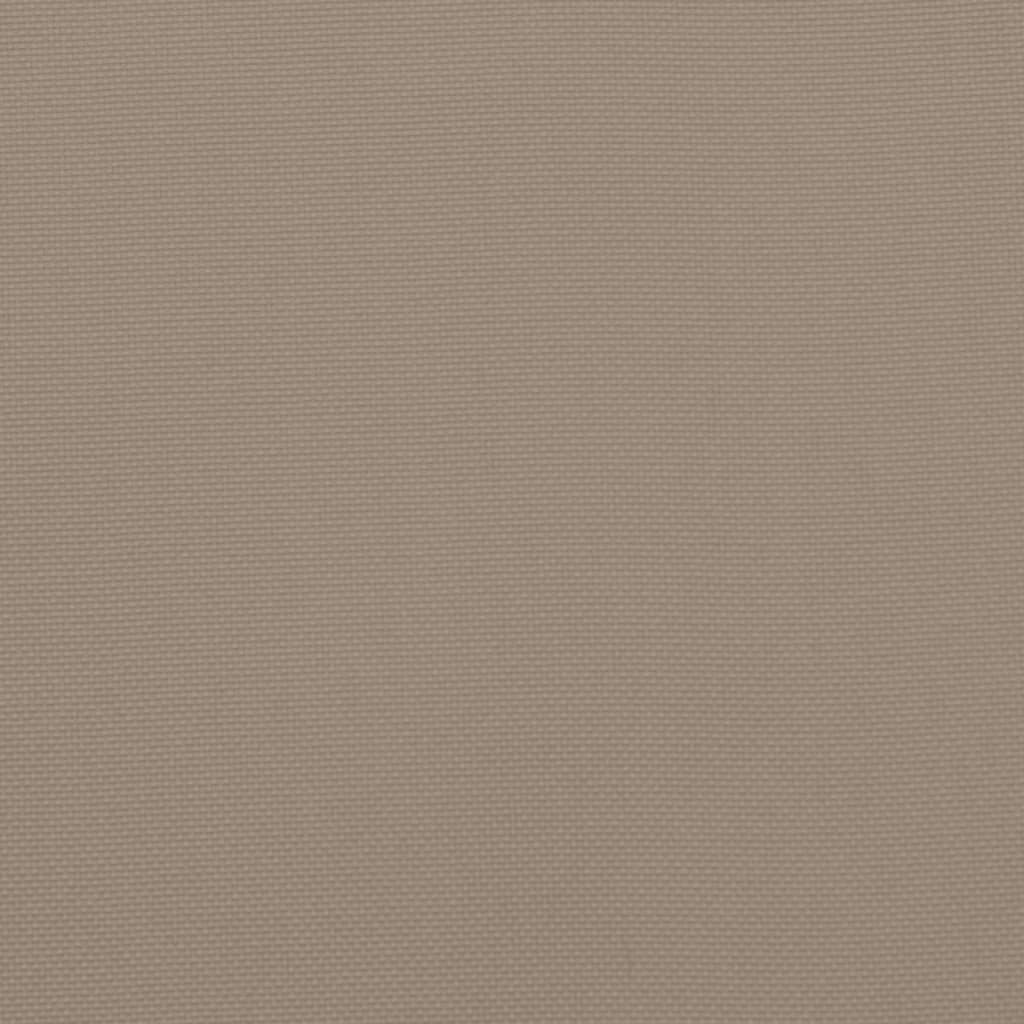 vidaXL Pallet Cushion Taupe 80x40x12 cm Fabric