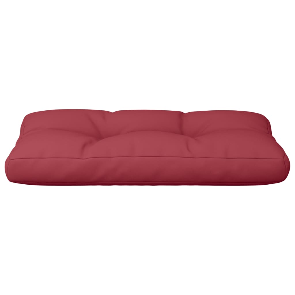 vidaXL Pallet Cushion Wine Red 80x40x12 cm Fabric