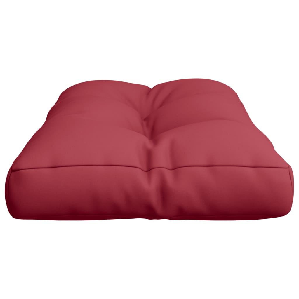 vidaXL Pallet Cushion Wine Red 80x40x12 cm Fabric