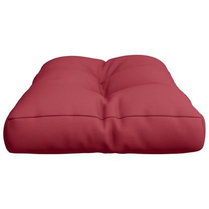 vidaXL Pallet Cushion Wine Red 80x40x12 cm Fabric
