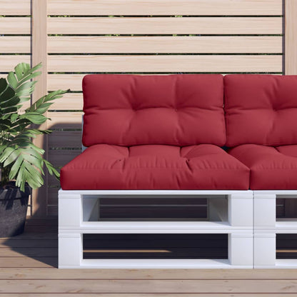 vidaXL Pallet Cushion Wine Red 80x40x12 cm Fabric