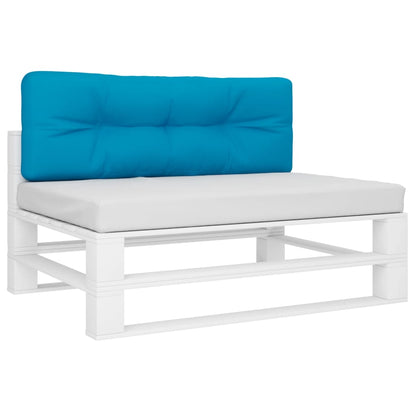 vidaXL Pallet Cushion Light Blue 120x40x12 cm Fabric
