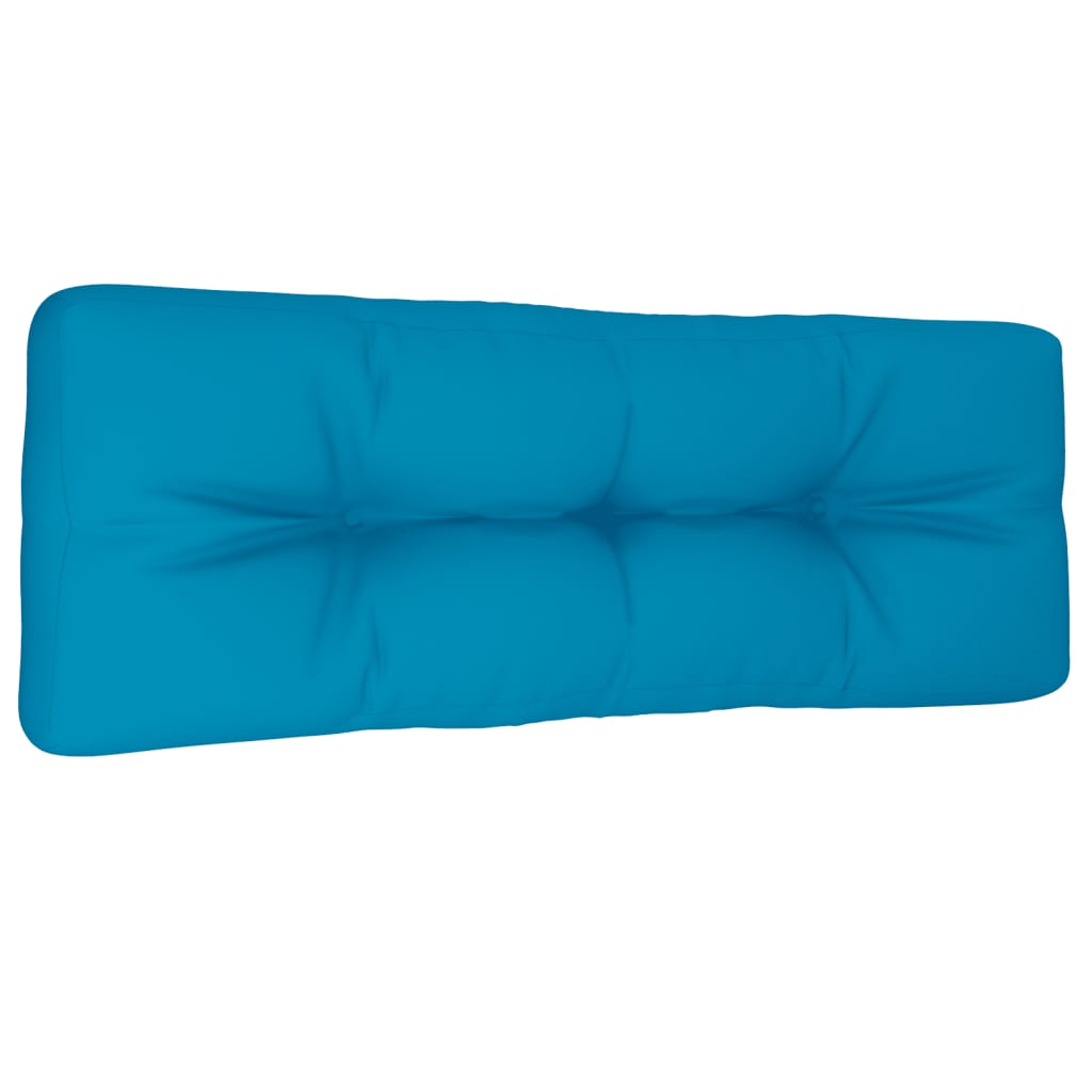 vidaXL Pallet Cushion Light Blue 120x40x12 cm Fabric