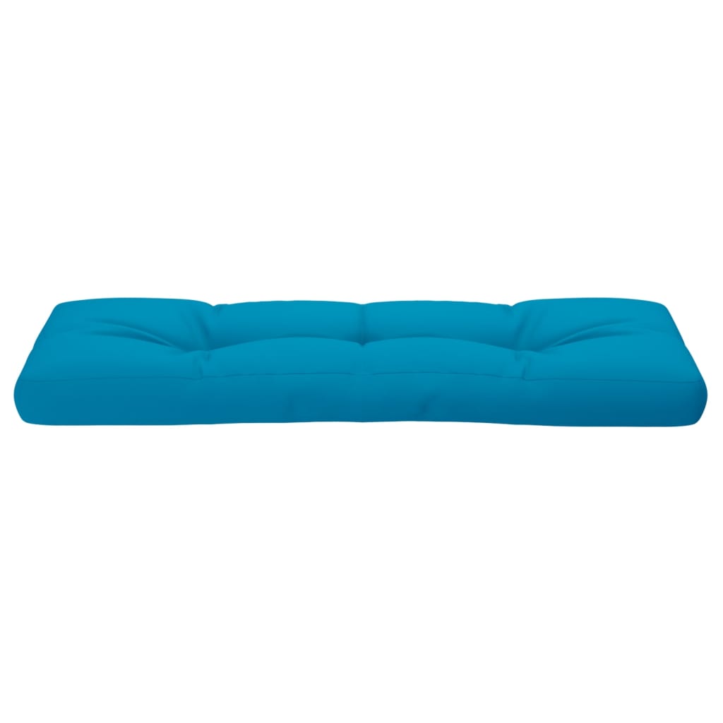 vidaXL Pallet Cushion Light Blue 120x40x12 cm Fabric