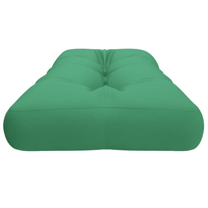 vidaXL Pallet Cushion Green 120x40x12 cm Fabric