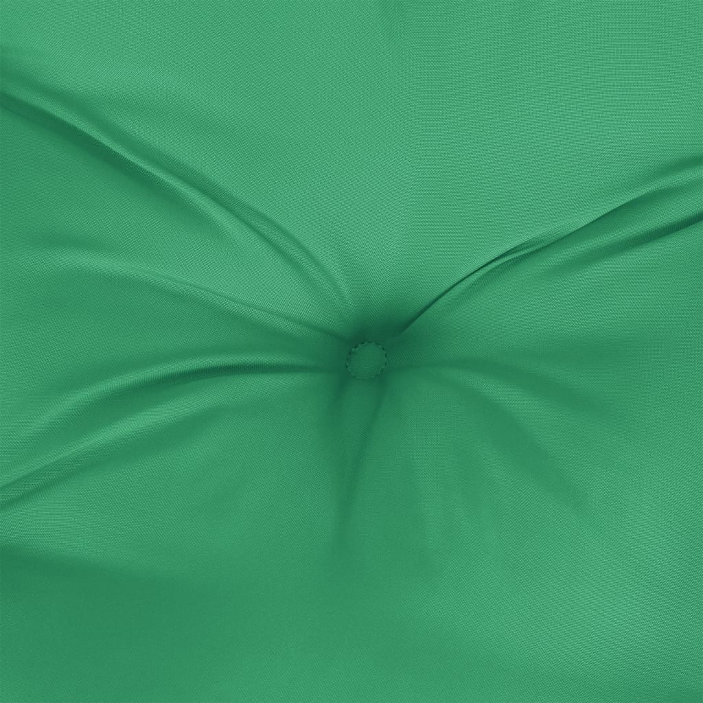 vidaXL Pallet Cushion Green 120x40x12 cm Fabric