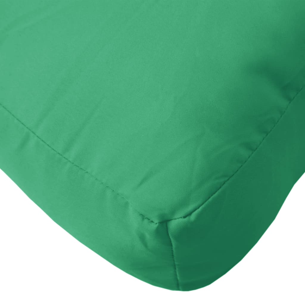 vidaXL Pallet Cushion Green 120x40x12 cm Fabric