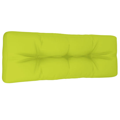 vidaXL Pallet Cushion Bright Green 120x40x12 cm Fabric